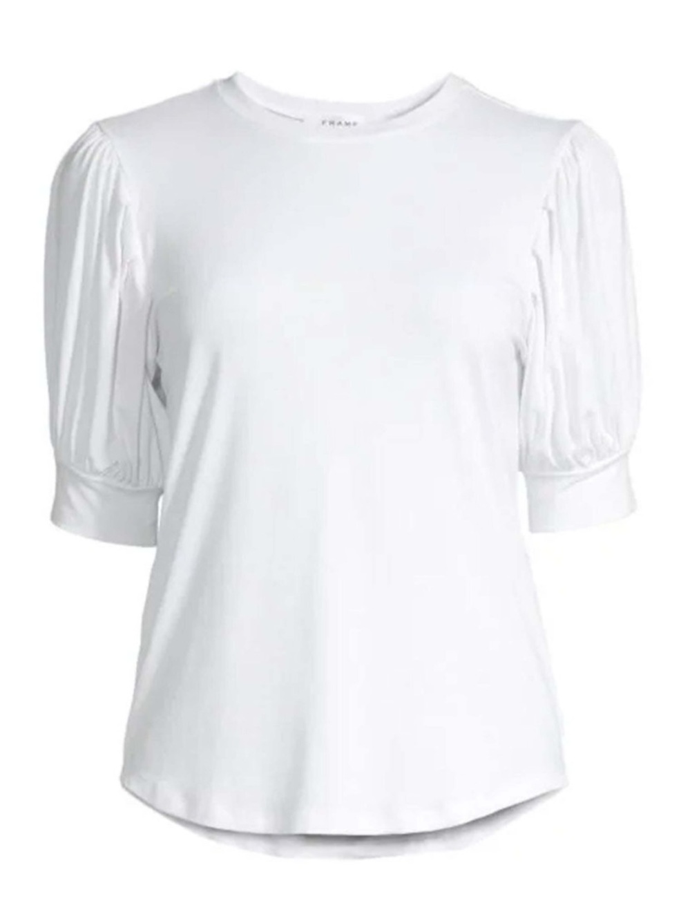 Frame‎ Frankie tee white puffed sleeve blouse